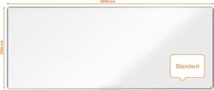 Nobo Premium Plus magnetisch whiteboard, gelakt staal, ft 300 x 120 cm