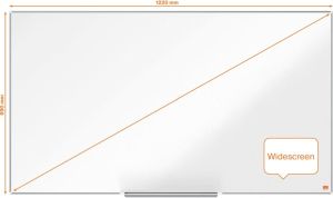 Nobo Impression Pro Widescreen whiteboard, emaille, magnetisch, 69 x 122 cm