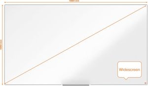 Nobo Impression Pro Widescreen magnetisch whiteboard, emaille, ft 188 x 106 cm