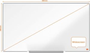 Nobo Impression Pro Widescreen magnetisch whiteboard, Nano Clean stalen oppervlak, ft 89 x 50 cm