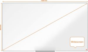 Nobo Impression Pro Widescreen magnetisch whiteboard, Nano Clean stalen oppervlak, ft 155 x 87 cm
