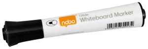 Nobo Glide whiteboardmarker, ronde punt, pak van 10 stuks, zwart