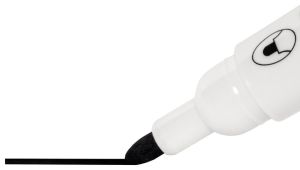 Nobo Glide whiteboardmarker, ronde punt, pak van 10 stuks, zwart