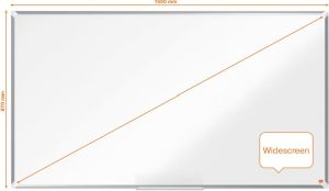 Nobo Premium Plus Widescreen magnetisch whiteboard, emaille, ft 155 x 87 cm