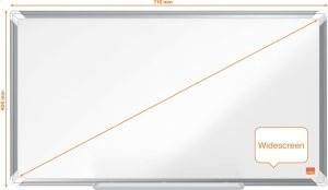 Nobo Premium Plus Widescreen magnetisch whiteboard, gelakt staal, ft 71 x40 cm