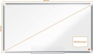 Nobo Premium Plus Widescreen magnetisch whiteboard, gelakt staal, ft 89 x 50 cm