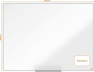 Nobo Impression Pro whiteboard, gelakt staal, magnetisch, 120 x 90 cm