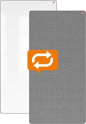 Nobo Move & Meet panneau, whiteboard-memoboard, 90 x 180 cm, met zwart kader