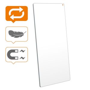 Nobo Move & Meet panneau, whiteboard, 90 x 180 cm, met grijs kader