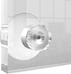 Nobo Premium Plus verplaatsbaar acryl informatiebord, wandgemonteerd, ft A4