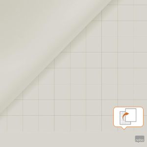 Nobo flipchartpapier standaard, ft 65 x 95 cm, blanco/geruit, pak van 50 vel