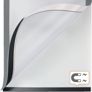 Nobo zelfklevend magnetisch kader A3, zilver, pak van 2 stuks