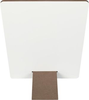 Nobo Mini whiteboard, magnetisch, met standaard, ft A4, pak van 4 stuks