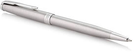 Parker Sonnet stylo &agrave; bille, Stainless Steel CT, moyenne, en bo&icirc;te-cadeau