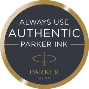 Parker Quink inktpatronen blauw-zwart, doos met 5 stuks