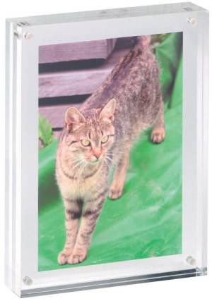 MAUL fotolijst acryl 15x11.5x2.4cm magnetisch verbonden op de hoeken