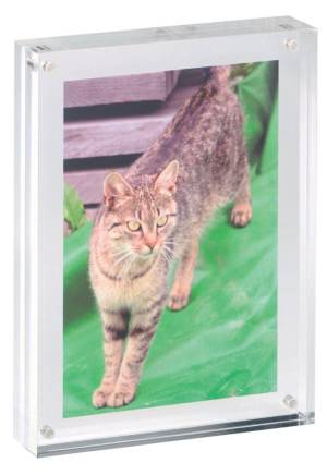 MAUL fotolijst acryl 17.8x12.7x3cm magnetisch verbonden op de hoeken