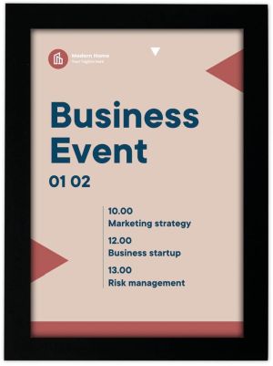 Europel zelfklevend kader ft A5, zwart, pak van 2 stuks