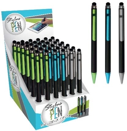 SOHO balpen en stylus, geassorteerde metallic kleuren