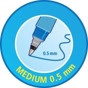 STABILO worker+ colourful roller, blauw