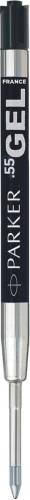 Parker Quink Gel vulling voor balpen fijn, zwart, op blister