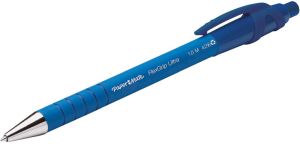 Paper Mate balpen Flexgrip Ultra RT medium, blauw, blister van 2 stuks