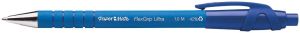 Paper Mate balpen Flexgrip Ultra RT medium, blauw, blister van 2 stuks
