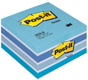 Post-it Notes kubus pastelblauw