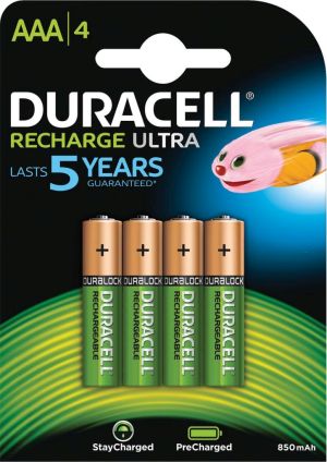Duracell pre-charge AAA batt ds4 800mah
