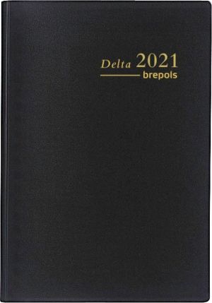 Brepols agenda Delta Genova 6 langues, noir, 2027
