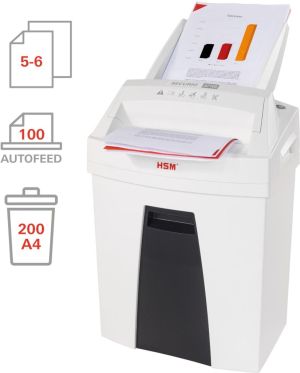 HSM SECURIO AF100 papievernietiger, 4 x 25 mm