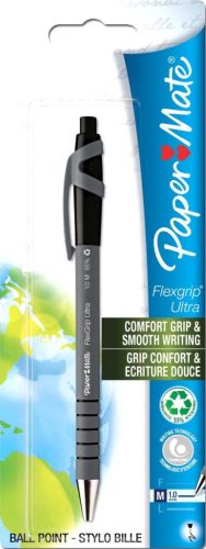 Paper Mate balpen Flexgrip Ultra RT medium, zwart