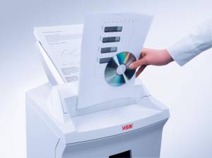 HSM SECURIO AF150 papievernietiger, 4,5 x 30 mm