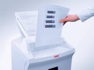 HSM SECURIO AF150 papievernietiger, 4,5 x 30 mm