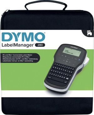 Dymo syst&egrave;me de lettrage LabelManager 280 kit, qwerty, avec 2 x ruban D1, malette et chargeur