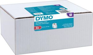 Dymo etiketten,57x32mm, verwijderbaar, w