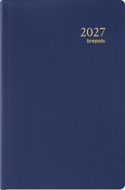 Brepols agenda Delta Seta 6-talig, blauw, 2027