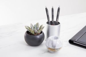 Sharpie S-gel roller, medium punt, blister van 3 stuks, zwart