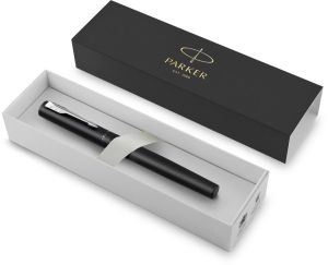 Parker roller Vector XL, fijn, in giftbox, zwart