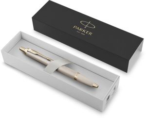 Parker IM Monochrome balpen Champagne, medium, giftbox