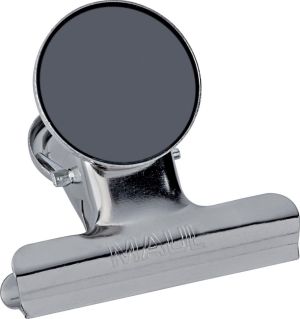 MAUL papierklem bulldogclip magnetisch 52 mm blister 2 verchroomd
