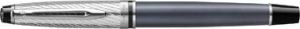 Waterman vulpen Expert Deluxe, medium, metallic grijs CT, in giftbox