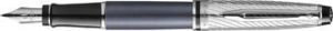 Waterman vulpen Expert Deluxe, medium, metallic grijs CT, in giftbox