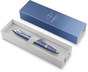 Parker IM Rituals balpen, blauw CT, medium, giftbox