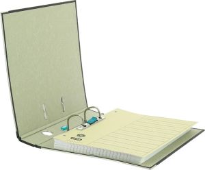 Oxford Rado ordner, ft folio, uit karton, rug van 5 cm, zwart