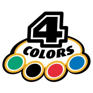 Maped Twin Tip 4-kleurenbalpen, medium, klassieke inktkleuren