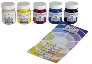 Talens plakkaatvef Extra Fijn flacon van 50 ml, wit