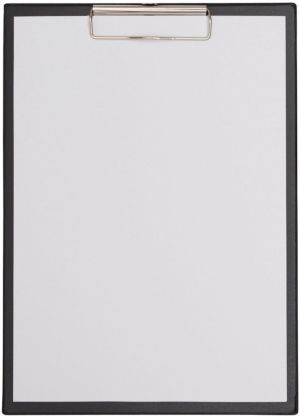 MAUL klemplaat Poly, PP folie, A4 staand, zwart