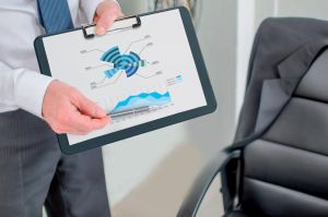 MAUL Porte-bloc plastique A4 portrait, non transparent noir