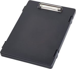 MAUL klembordkoffer Lefty hard kunststof PP linksdraaiend open A4 33.5x24.5x2.5cm zwart